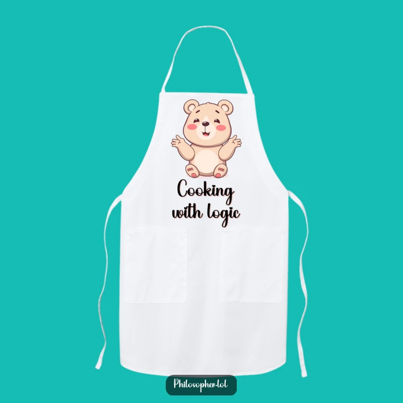 Funny Bear Apron: Cook with Clarity and Humor