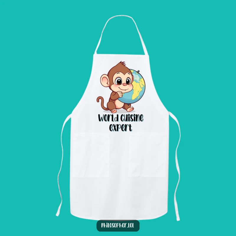 Funny Monkey Chef Apron: Hilarious Cooking Accessory & Gift