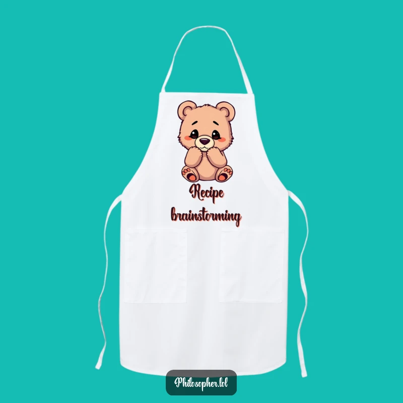 Funny Bear Cub Apron: Cook Up Big Ideas in This Hilarious Kitchen Essential