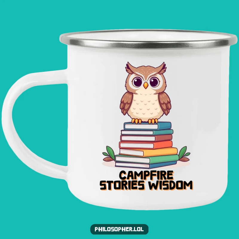 Funny Owl Camping Mug: Wise Sips for Your Outdoor Adventures