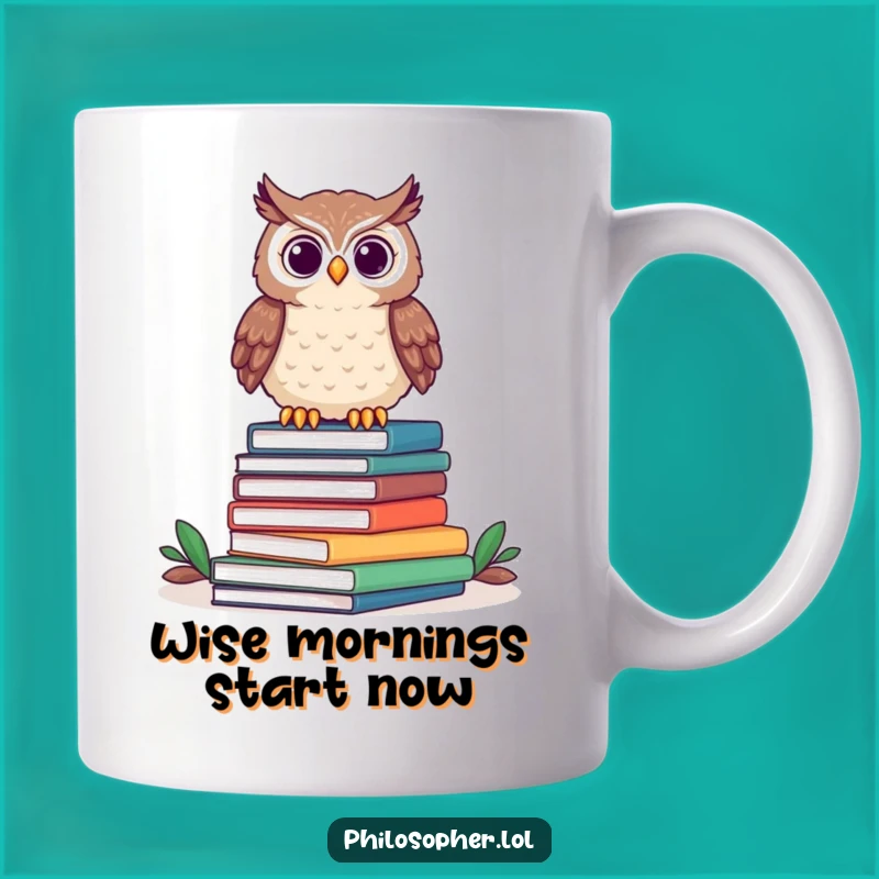 Funny Owl Book Lover Mug: A Wise and Hilarious Gift for Readers
