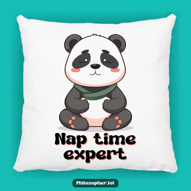 Funny Panda Pillow - Cozy & Hilarious Zen Accent for Peaceful Homes