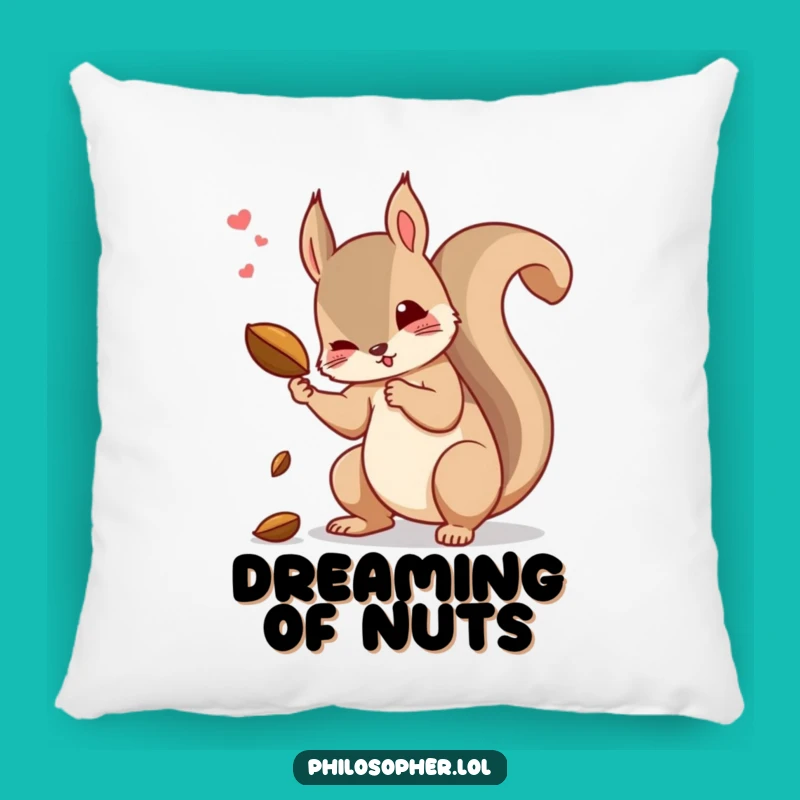 Funny Squirrel Pillow: Add a Touch of Philosophical Humor to Your Couch