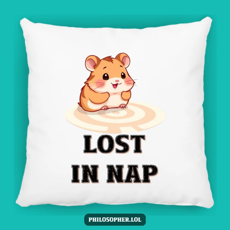 Comfortable Hamster Labyrinth Pillow: Funny Gift for Relaxation