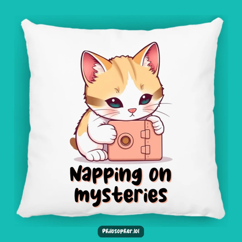 Funny Cat Pillow: Cozy Mystery, Soft Unlocking Comfort
