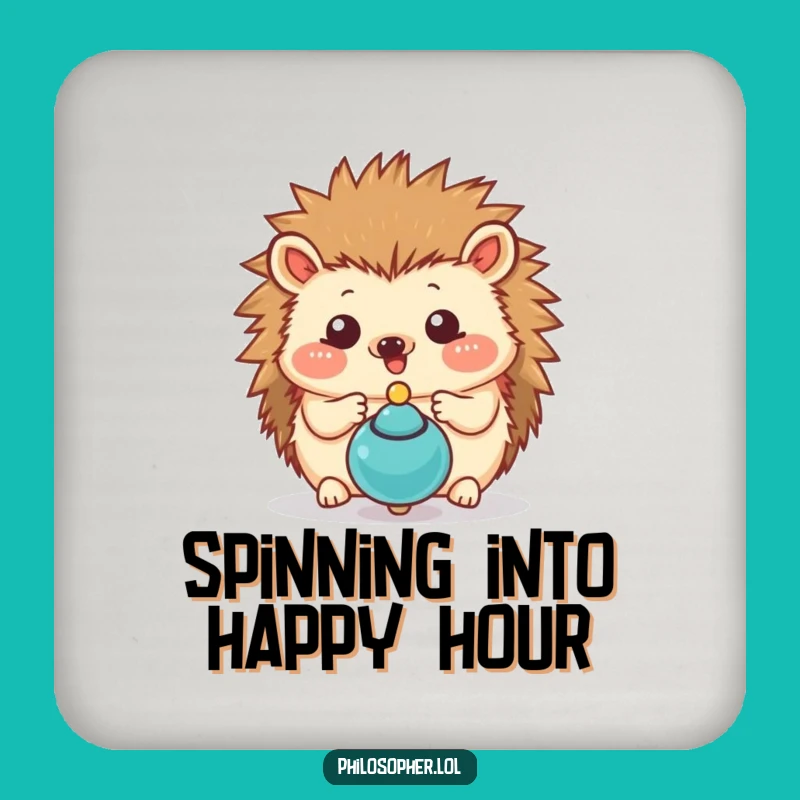 Funny Hedgehog Coasters: Protect Surfaces with Hilarious Hedgehog Art