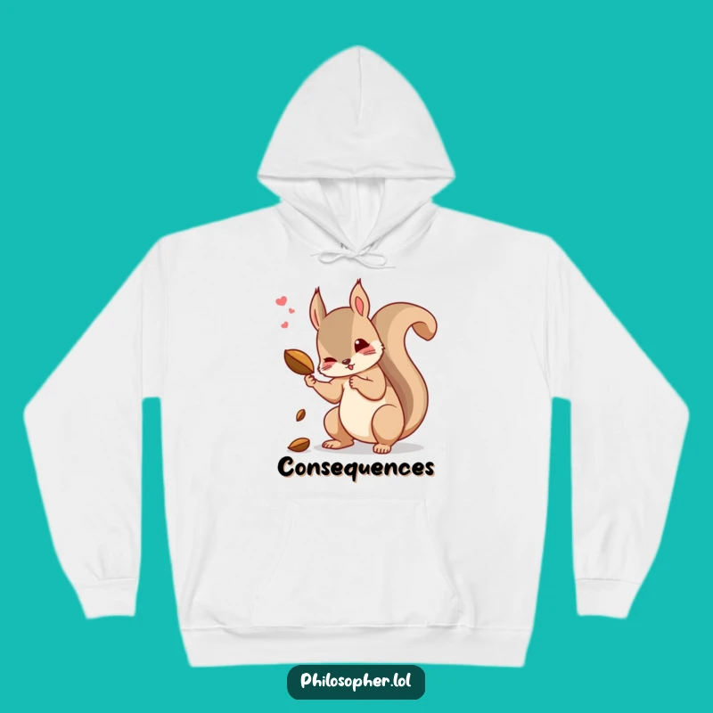 Funny Squirrel Hoodie: Cozy Up and Ponder Life's Big Questions