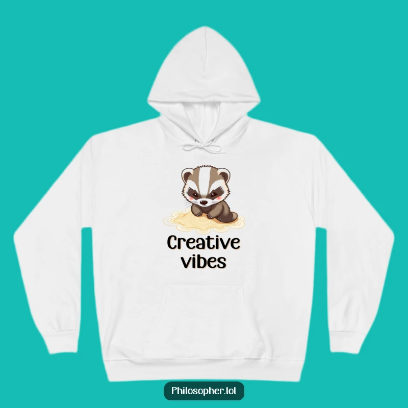 Funny Badger Hoodie: Stay Cozy and Creative with This Hilarious Warm Gear
