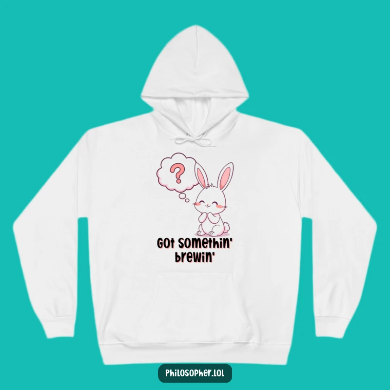 Cozy Funny Bunny Question Mark Hoodie: Warmth for Your Deepest Thoughts