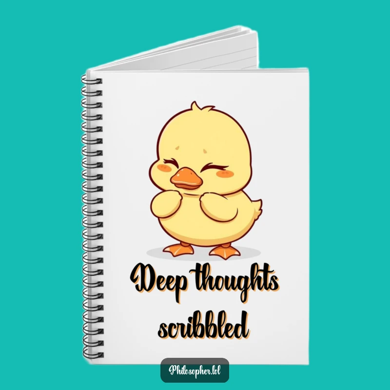 Funny Duckling Notebook: Journaling Deep Thoughts, Wobbly Ideas