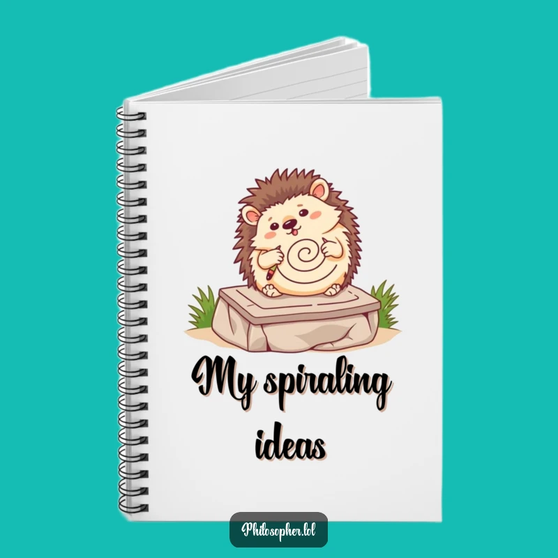 Funny Hedgehog Art Notebook: Sketch Your Ideas with a Wobbling Artist, Perfect Funny Gift