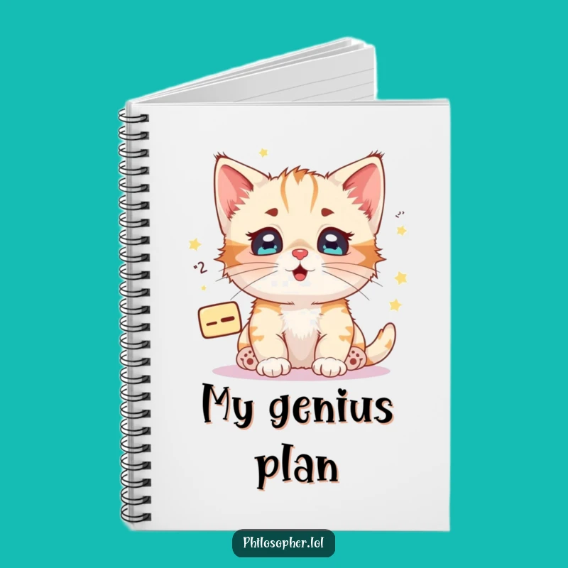 Funny Kitten Math Equation Notebook: Jot Down Your Brilliant Formulas