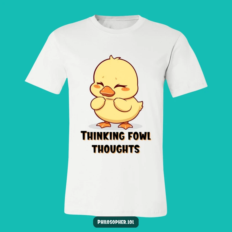 Funny Duckling T-Shirt: Wobbly Thinker, Deeply Funny Tee