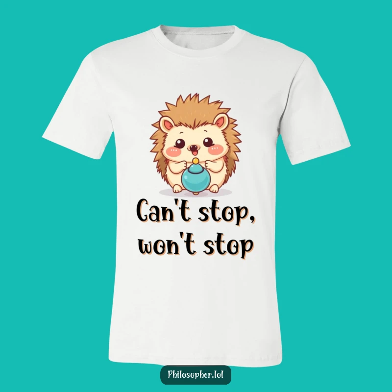 Funny Hedgehog T-Shirt: A Whimsical Tee for the Pondering Soul