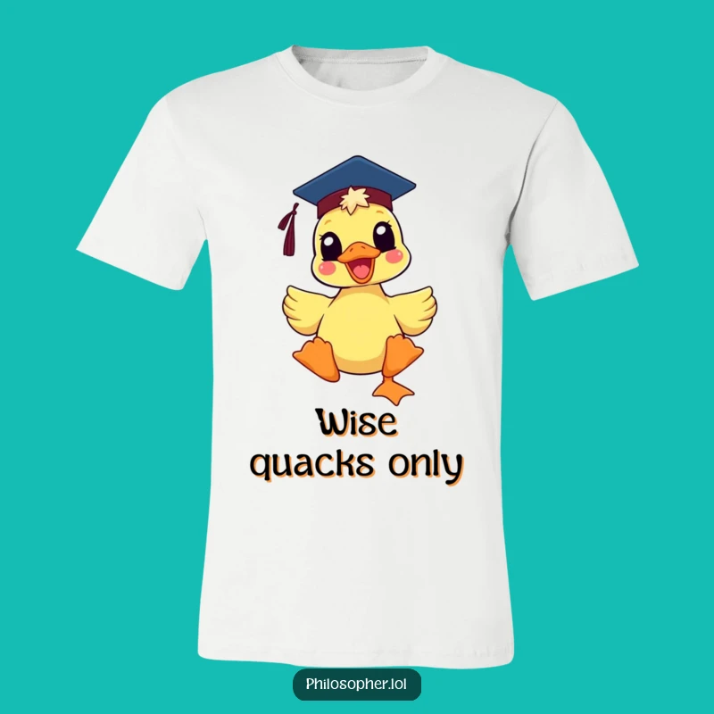 Funny Grad Duck T-Shirt - Humorous Graduate Apparel Gift