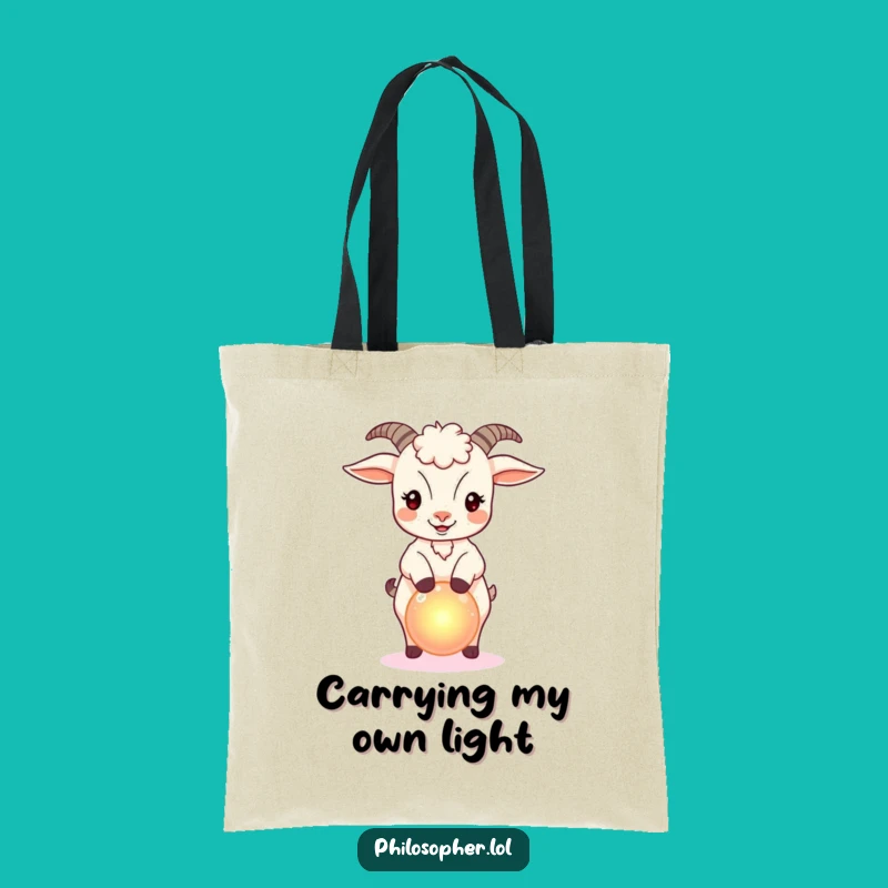 Funny Goat Magic Tote Bag - Carry Your Sparkle, Perfect Gift!